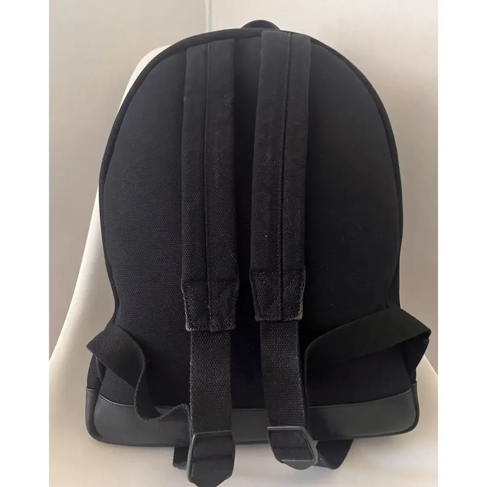 Pendleton Rock Point Backpack Black Canvas Wool Jacquard Daypack Travel Bag